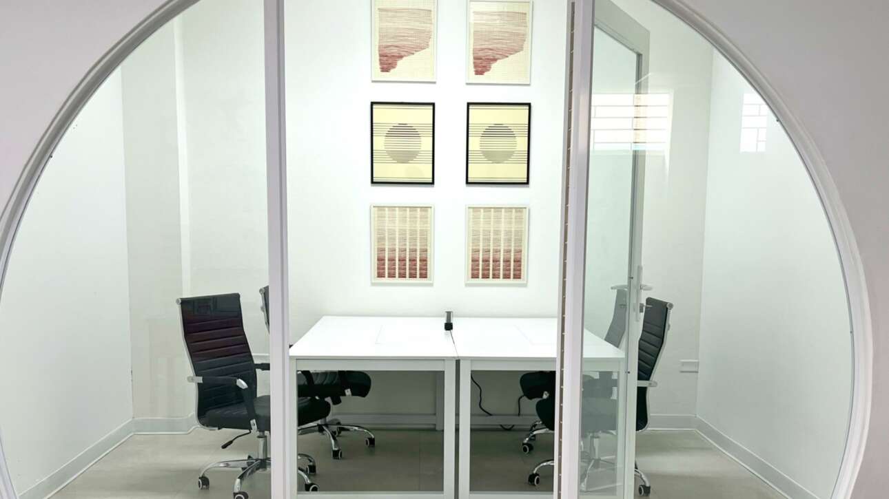 One of the multiple rooms designated for collaboration & Meetings
