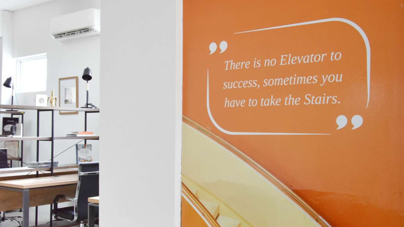 A foosball table sits in the hotdesk area to facilitate a quick mental break or collaborating with other members